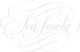 White text 'Sea Smoke' on a white background
